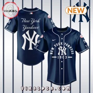 New York Yankees Navy Baseball Jersey