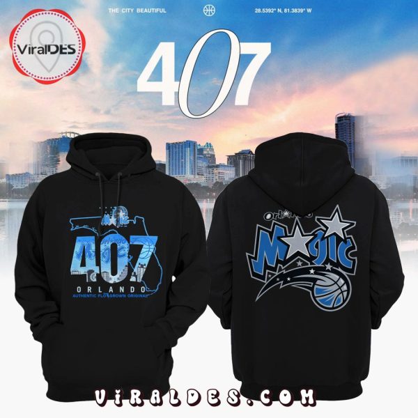 NBA Orlando Magic 407 Black Hoodie