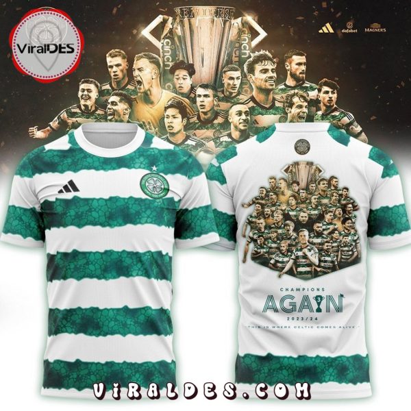 New Edition Celtic FC Champions 2023 24 Shirt