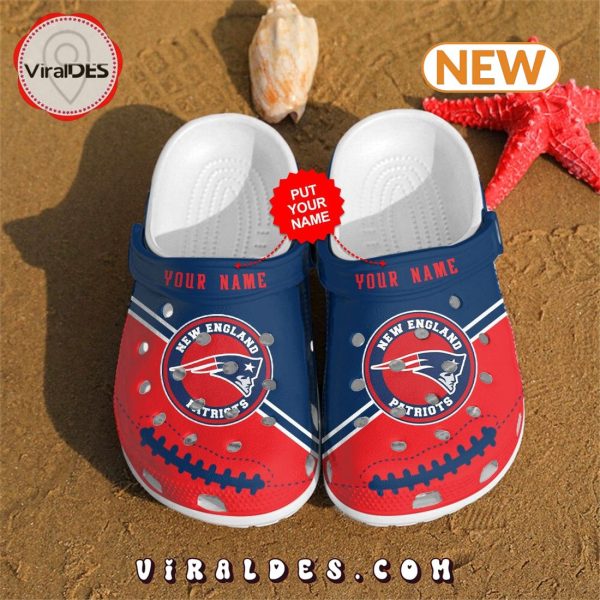 New England Patriots Personalized Custom For NFL Fans Clog Shoes