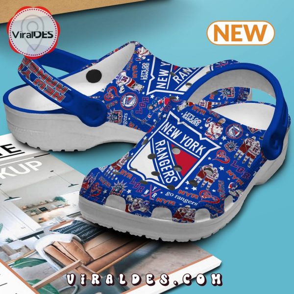 New York Rangers NHL Sport Crocs Clogs Shoes
