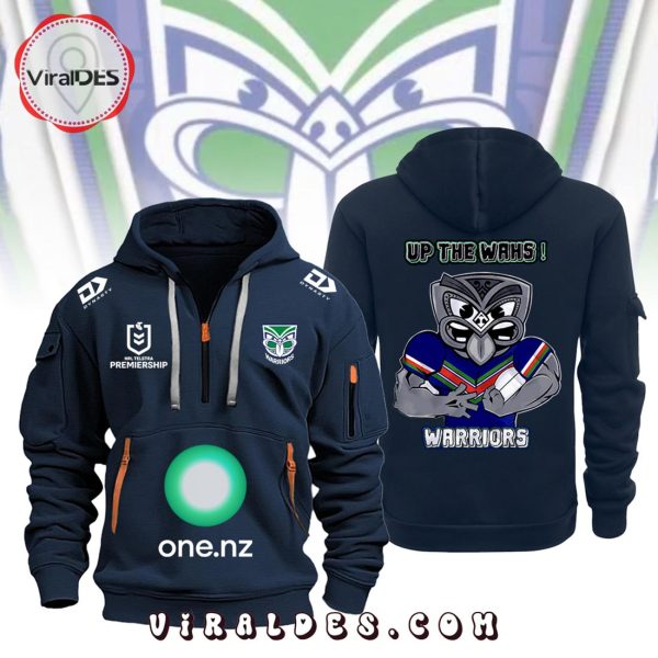 New Zealand Warriors NRL Fashions Navy Hoodie Limited Editions