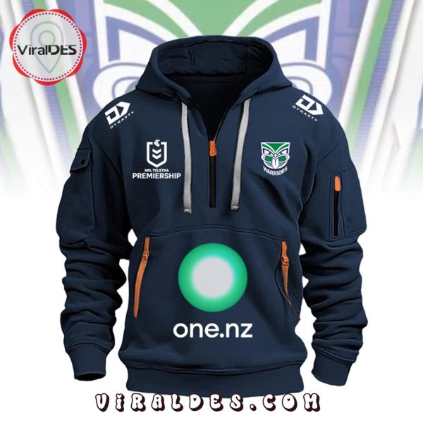 New Zealand Warriors NRL Fashions Navy Hoodie Limited Editions