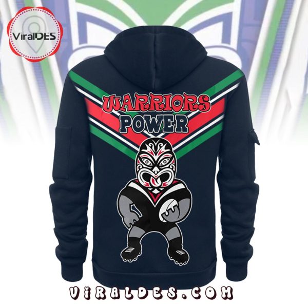 New Zealand Warriors NRL Fashions Navy Hoodie Limited Editions