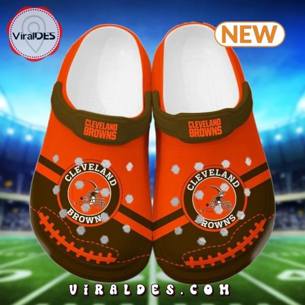 NFL Cleveland Browns Football Clogs Shoes Crocs