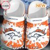 NFL Denver Broncos Football Comfortable Crocs Clogs Shoes
