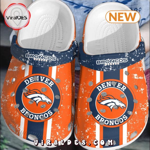 NFL Denver Broncos Football Shoes Comfortable Clogs Crocs