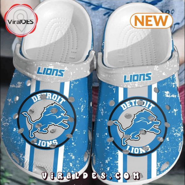 NFL Detroit Lions Football Comfortable Shoes Clogs Crocs For Men Women