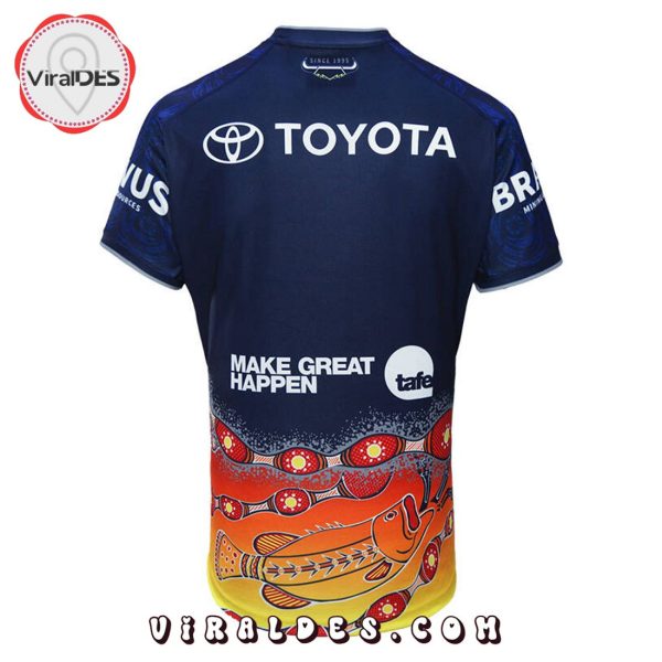 NQ Cowboys NRL 2024 MENS NRL INDIGENOUS JERSEY Shirt