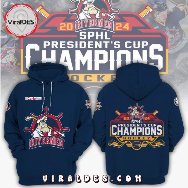 Peoria Rivermen 2024 Champion Navy Hoodie, Jogger