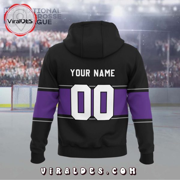 Personalized NLL Panther City Lacrosse Club Black Hoodie