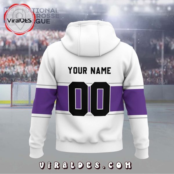 Personalized NLL Panther City Lacrosse Club White Hoodie