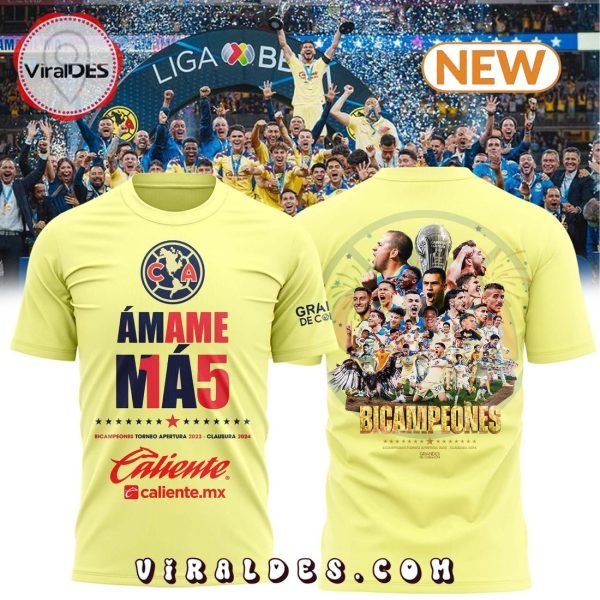 Premium Club América Bicampeones New 2024 Shirt
