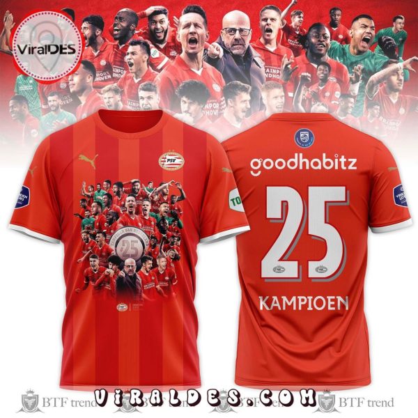 PSV Shirt KAMPIOEN Special 2024 Edition T-Shirt