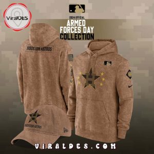 Houston Astros 2024 Armed Forces Day Combo Hoodie, Jogger, Cap