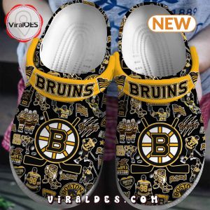 Boston Bruins NHL Ice Hockey Sport Crocs Clogs Shoes