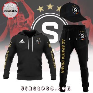 Sparta Praha Black Hoodie, Jogger, Cap Limited Edition