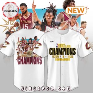Cleveland Cavaliers Champions Summer White Baseball Jersey