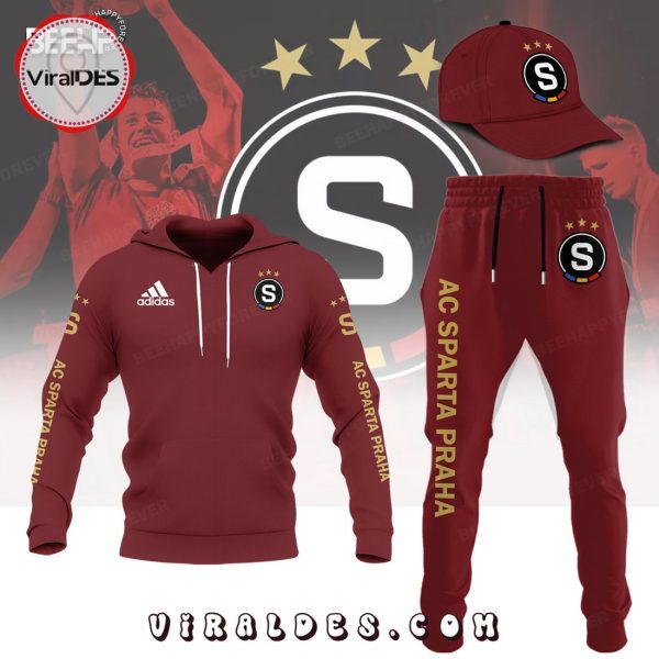 Sparta Praha Red Hoodie, Jogger, Cap Limited Edition