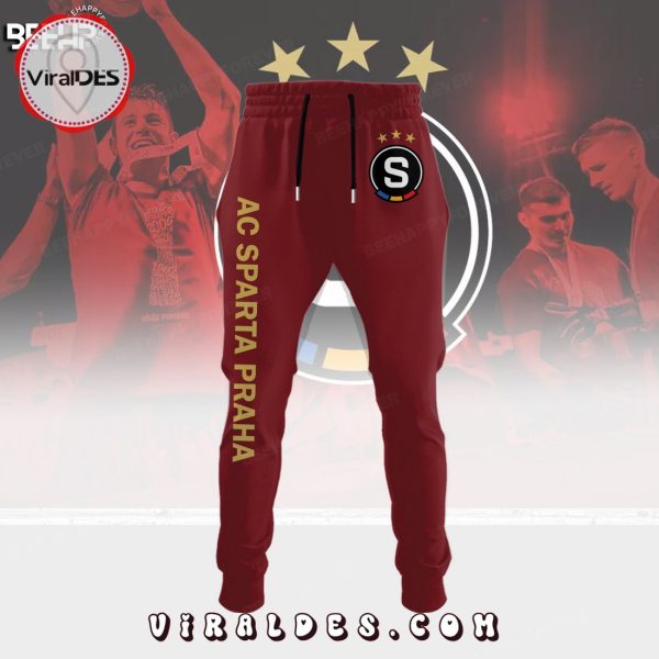 Sparta Praha Red Hoodie, Jogger, Cap Limited Edition