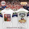 Special Czech Ice Hockey Association Champions Red T-Shirt, Cap