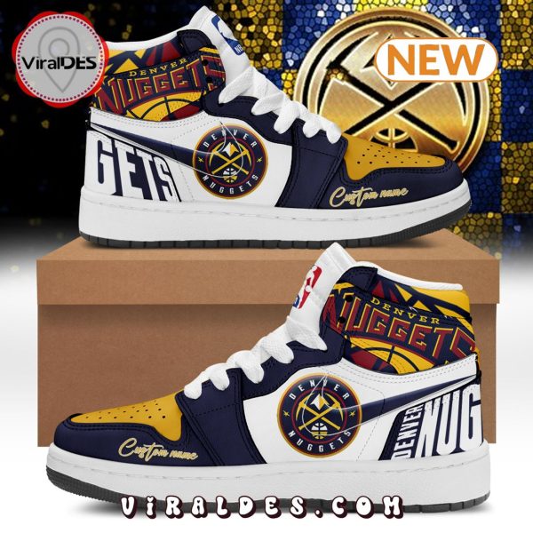 Special Denver Nuggets Custom Air Jordan 1 Hightop Shoes