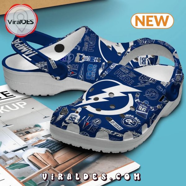 Tampa Bay Lightning NHL Hockey Crocs Clogs Shoes