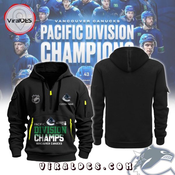 Vancouver Canucks 2024 Pacific Division Champions NHL Hoodie Fashions Limited Editions