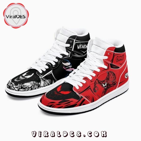 Venom Carnage Air Jordan 1 High Top Shoes