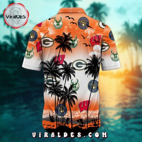 Wisconsin Sports Palm Tree Hawaiian Shirt Special Edition