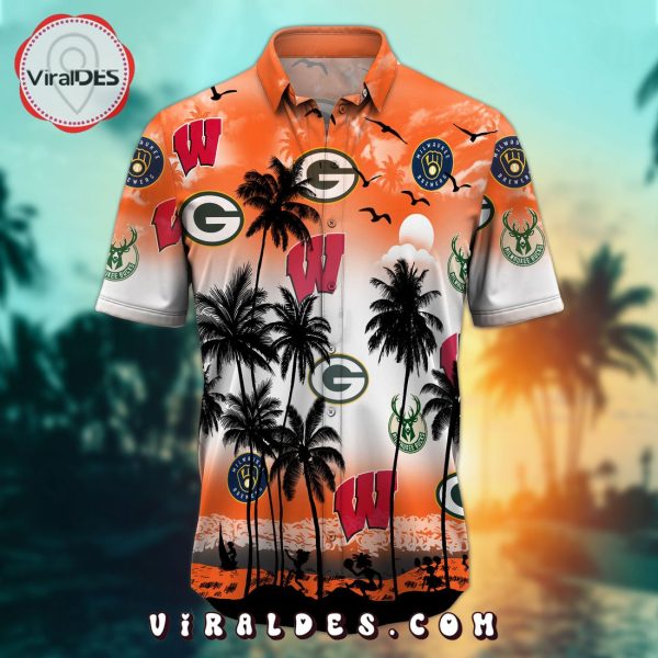 Wisconsin Sports Palm Tree Hawaiian Shirt Special Edition