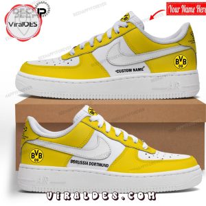 Borussia Dortmund Custom Name Air Force 1 Sneakers