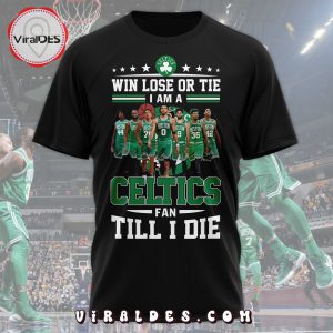 Boston Celtics Win Lose or Tie Collection Black Hoodie