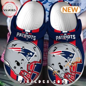 New England Patriots NFL Football Helmet For Gift Fan Rubber Croc Clog