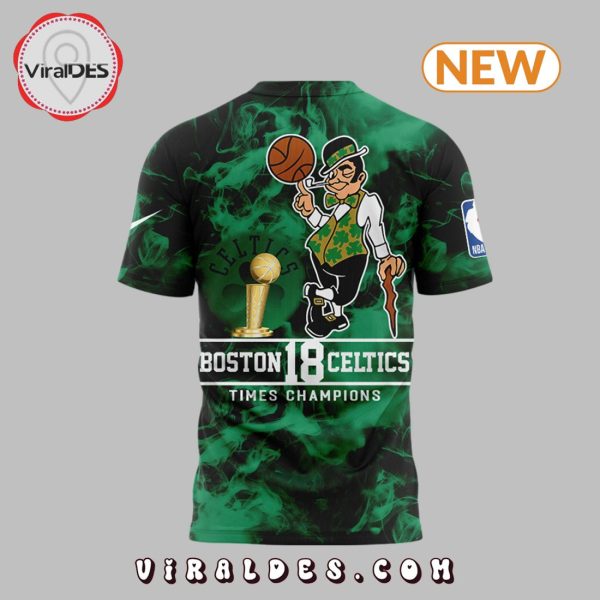 18times Champions Boston Celtics Green Edition Hoodie