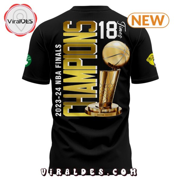 2024 Boston Celtics Nike Black Black Finals Champions Shirt