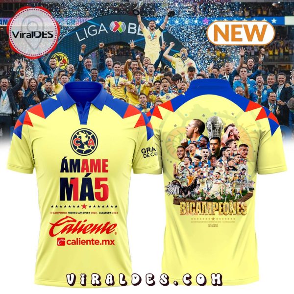 2024 Club América Campeones New Polo Shirt