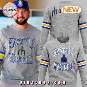 Special Seattle Mariners Baseball Team Grey Sweatshirt Hoodie