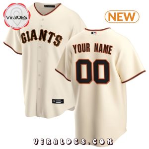 Personalized San Francisco Giants 2023 Cream Baseball Jersey