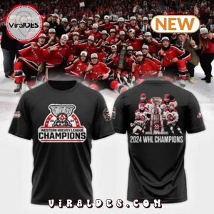 Moose Jaw Warriors WHL Champions Black Shirt