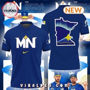 Minnesota Twins 2024 City Connect Navy Polo Shirt