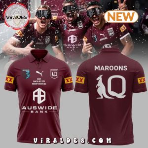 Premium Queensland Maroons Polo Shirt