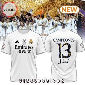 Home Campeones Supercopa Authentic 23 24 White Hoodie
