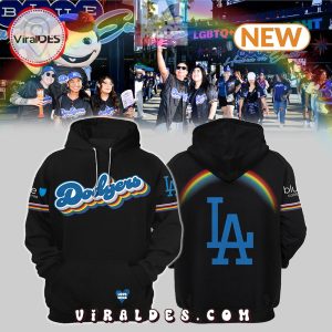 Special Los Angeles Dodgers Pride Black Hoodie
