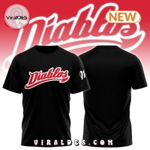 Camiseta Diablos Rojos Del Mexico Baseball Lmb Street Wear Black Shirt