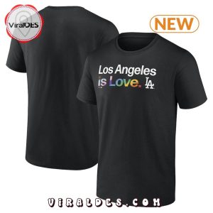 Los Angeles Dodgers Black Fanatics City Pride Shirt