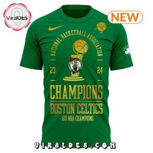 Boston Celtics 18-Time Green Finals Champions Shirt