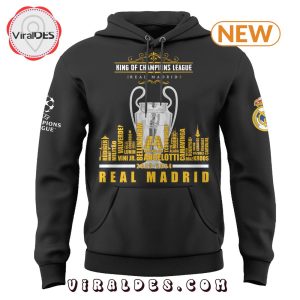 Real Madrid Special Edition For The 15th Cup C1 Black Hoodie