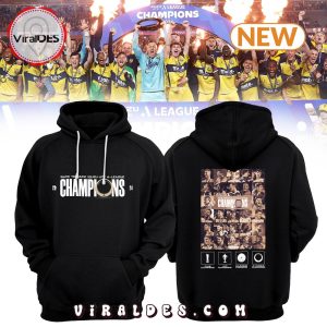 Central Coast Mariners A League Champion 2024 Black Hoodie