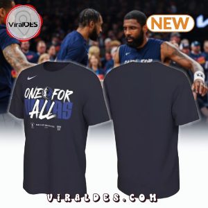 2024 Dallas Mavericks One For All NBA Playoffs Navy Shirt